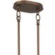 Buchanan 8 Light Hellenic Bronze Island Light Ceiling Light